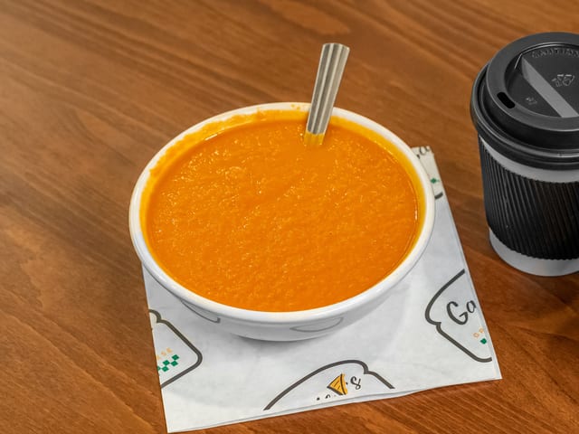 Bowl of Tomato Pesto Soup